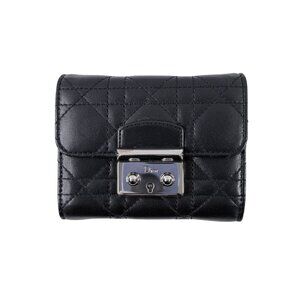 Christian Dior Cannage Lambskin Black Wallet